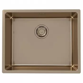 Мойка кухонная Alveus Kombino 50 Monarch Copper SAT 542X442X195 F/S нержавеющая сталь, с выпуском, б