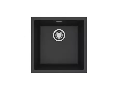Мойка кухонная Alveus OMNI 20 GRANITAL DEEP BLACK-G90 450x450x198 с сифоном 1145083
