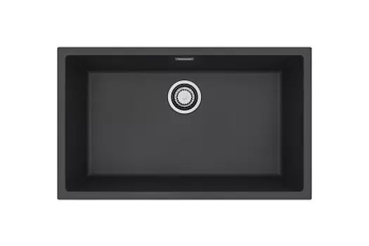Мойка кухонная Alveus OMNI 40 GRANITAL DEEP BLACK-G90 750x450x198 с сифоном 1145083