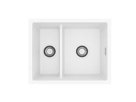 Мойка кухонная Alveus OMNI 50 GRANITAL ARCTIC-G11 550x450x198 с сифоном 1150202