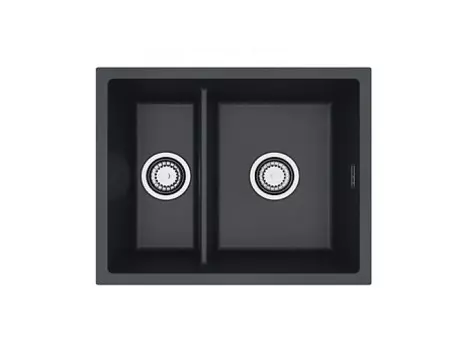 Мойка кухонная Alveus OMNI 50 GRANITAL CARBON-G91 550x450x198 с сифоном 1150202