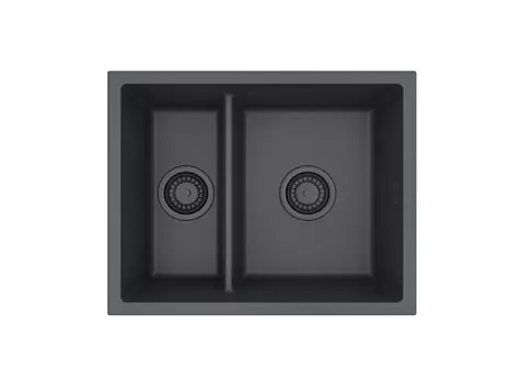 Мойка кухонная Alveus OMNI 50 GRANITAL DEEP BLACK-G90 BE 550x450x198 с сифоном 1149000