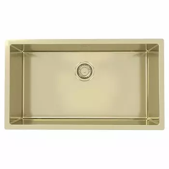 Мойка кухонная Alveus Quadrix Monarch 60 Gold 790х450х200 нержавеющая сталь, с выпуском, без сифона