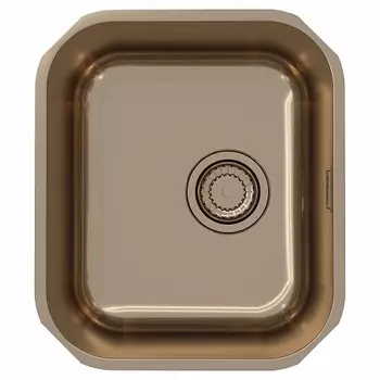 Мойка кухонная Alveus Variant Monarch 40 Copper 340х400х185 нержавеющая сталь, с выпуском, без сифон
