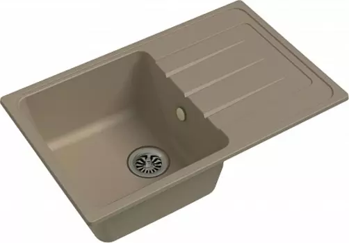 Мойка кухонная EWIGSTEIN Elegant 50F 1-чаша + крыло 762*480мм крем