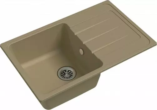 Мойка кухонная EWIGSTEIN Elegant 50F 1-чаша + крыло 762*480мм топаз