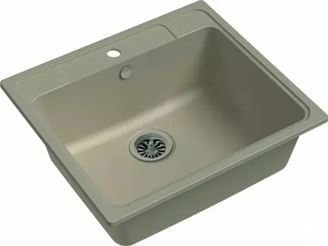 Мойка кухонная EWIGSTEIN Elegant 60 1-чаша 570*510мм крем