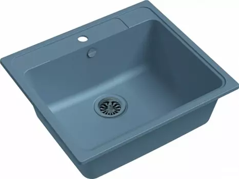 Мойка кухонная EWIGSTEIN Elegant 60 1-чаша 570*510мм серый металлик