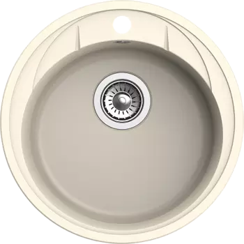 Мойка кухонная EWIGSTEIN Elegant R45 1-чаша D-484мм крем