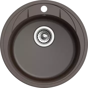 Мойка кухонная EWIGSTEIN Elegant R45 1-чаша D-484мм шоколад