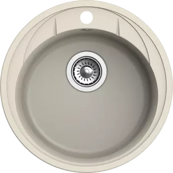 Мойка кухонная EWIGSTEIN Elegant R45 1-чаша D-484мм бежевый