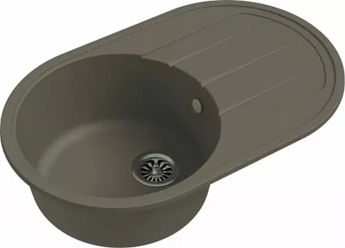 Мойка кухонная EWIGSTEIN Elegant R50F 1-чаша+ крыло 752*470мм темно-бежевый