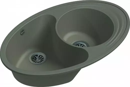 Мойка кухонная EWIGSTEIN Elegant W90KF 1,5-чаши + крыло 820*520мм темно-бежевый