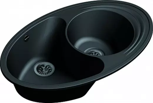 Мойка кухонная EWIGSTEIN Elegant W90KF 1,5-чаши + крыло 820*520мм антрацит