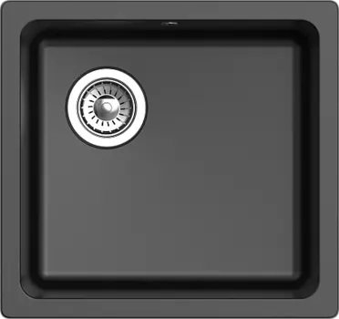 Мойка кухонная EWIGSTEIN EW-4540 подстольный монтаж 1-чаша 490*460 черный