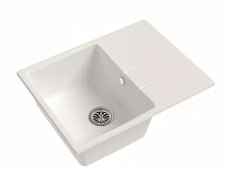 Мойка кухонная EWIGSTEIN Gerd 45F 1-чаша + крыло 650*500мм иней