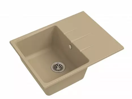 Мойка кухонная EWIGSTEIN Gerd 45F 1-чаша + крыло 650*500мм топаз