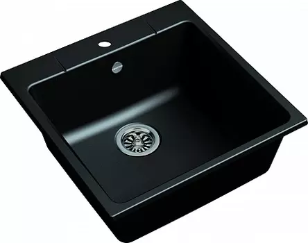 Мойка кухонная EWIGSTEIN Gerd 50 1-чаша 510*510мм антрацит