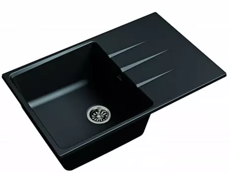 Мойка кухонная EWIGSTEIN Gerd 60F 1-чаша + крыло 780*500мм антрацит