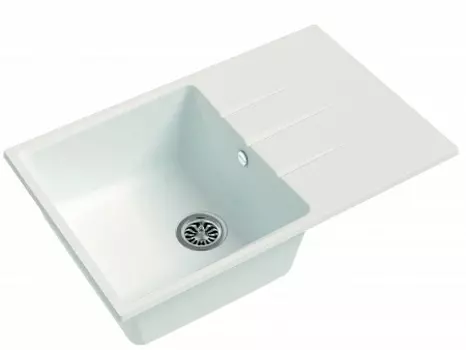 Мойка кухонная EWIGSTEIN Gerd 60F 1-чаша + крыло 780*500мм иней