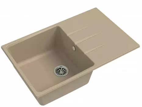 Мойка кухонная EWIGSTEIN Gerd 60F 1-чаша + крыло 780*500мм топаз