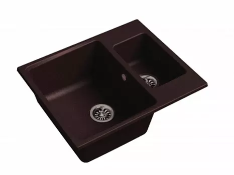 Мойка кухонная EWIGSTEIN Gerd 60K 1,5 -чаши 600*500мм шоколад