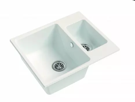 Мойка кухонная EWIGSTEIN Gerd 60K 1,5 -чаши 600*500мм иней