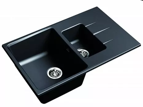 Мойка кухонная EWIGSTEIN Gerd 60KF 1,5-чаши + крыло 780*500мм антрацит