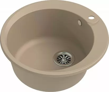 Мойка кухонная EWIGSTEIN Rund 45 1-чаша D-500мм крем