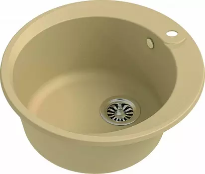 Мойка кухонная EWIGSTEIN Rund 45 1-чаша D-500мм бежевый