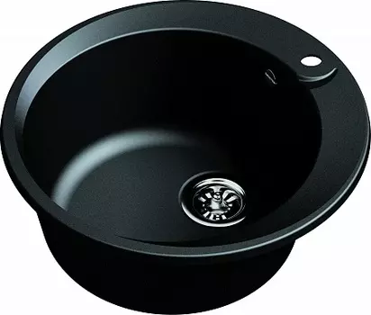 Мойка кухонная EWIGSTEIN Rund 45 1-чаша D-500мм антрацит