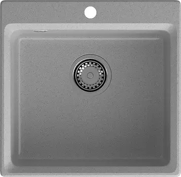 Мойка кухонная GranFest LEVEL 510 1-чаш 510*500 серый