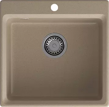 Мойка кухонная GranFest LEVEL 510 1-чаш 510*500 песочный