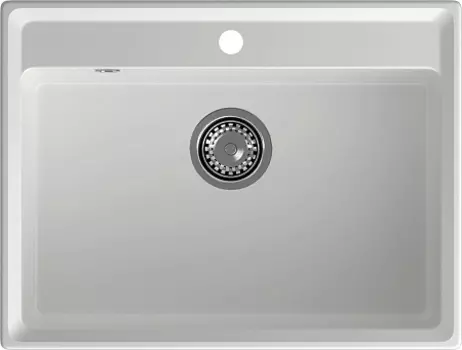 Мойка кухонная GranFest LEVEL 660 1-чаш 660*500 иней