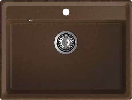 Мойка кухонная GranFest LEVEL 660 1-чаш 660*500 терракот