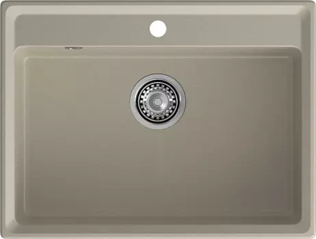 Мойка кухонная GranFest LEVEL 660 1-чаш 660*500 топаз