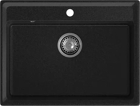 Мойка кухонная GranFest LEVEL 660 1-чаш 660*500 графит