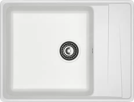 Мойка кухонная GranFest LEVEL GF-LV-660L чаш+кр 660*500мм иней, мрамор