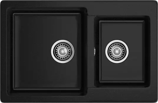 Мойка кухонная GranFest Practic GF-P780K черный