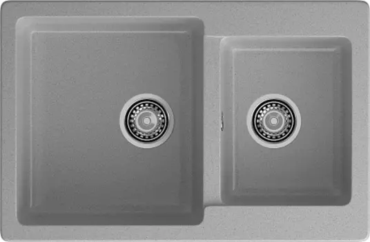 Мойка кухонная GranFest Practic GF-P780K серый