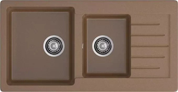 Мойка кухонная GranFest Practic GF-P980KL терракот