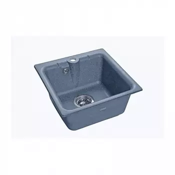 Мойка кухонная GranFest PRACTIK GF-P-420 1-чаш. 417*417мм графит, мрамор