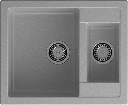 Мойка кухонная GranFest Quadro GF-Q610K серый
