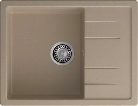 Мойка кухонная GranFest Quadro GF-Q650L песочный