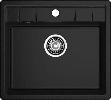 Мойка кухонная GranFest QUADRO GF-Q-561 1-чаш. 560*500 мм черный