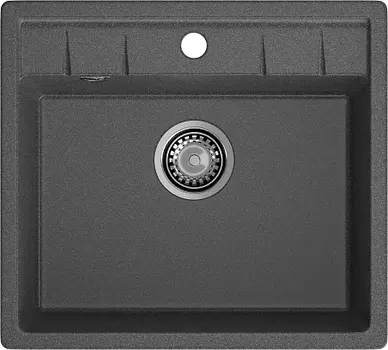 Мойка кухонная GranFest QUADRO GF-Q-561 1-чаш. 560*500 мм графит