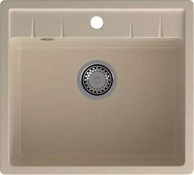 Мойка кухонная GranFest QUADRO GF-Q-561 1-чаш. 560*500 мм кашемир