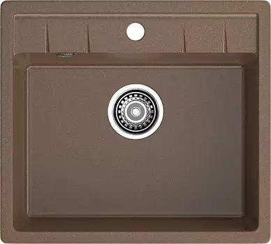 Мойка кухонная GranFest QUADRO GF-Q-561 1-чаш. 560*500 мм терракот