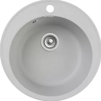 Мойка кухонная GranFest QUARZ GF-Z08 чаша D=480мм (серый)