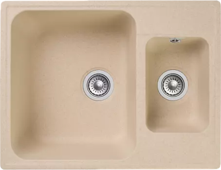 Мойка кухонная GranFest QUARZ GF-Z09 1.5-чаш. 620*480 (бежевый)